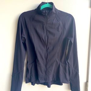 Lululemon black running jacket size 4